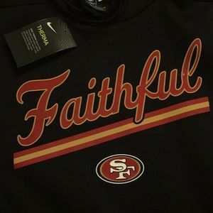 49ers faithful hoodie nike